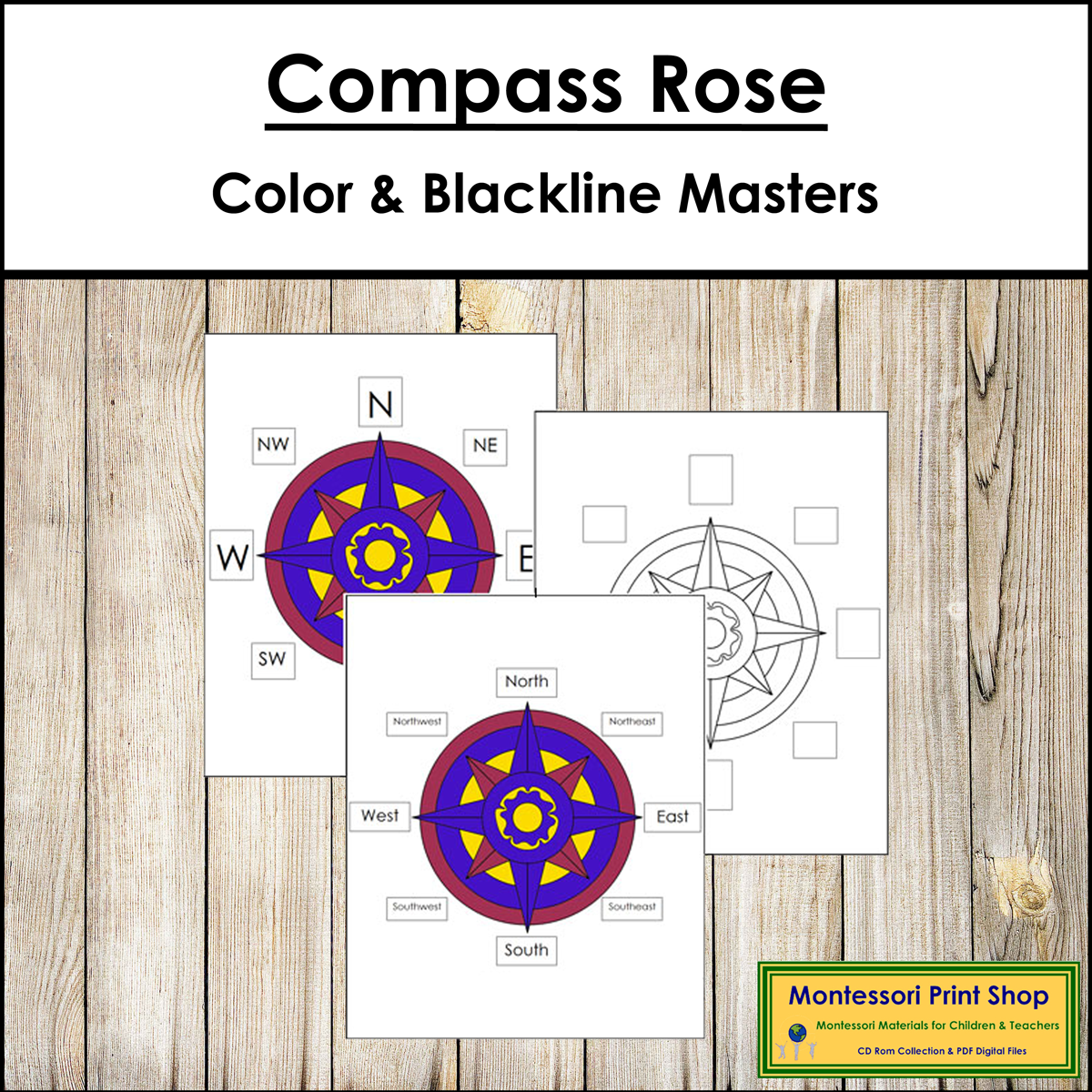 Compass Rose 15 Free Printable Coloring Pages