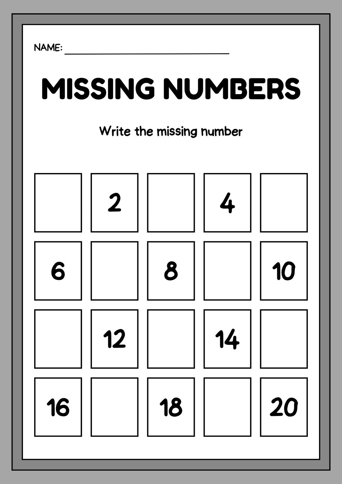 Summer Math Worksheet Free Printable Digital PDF