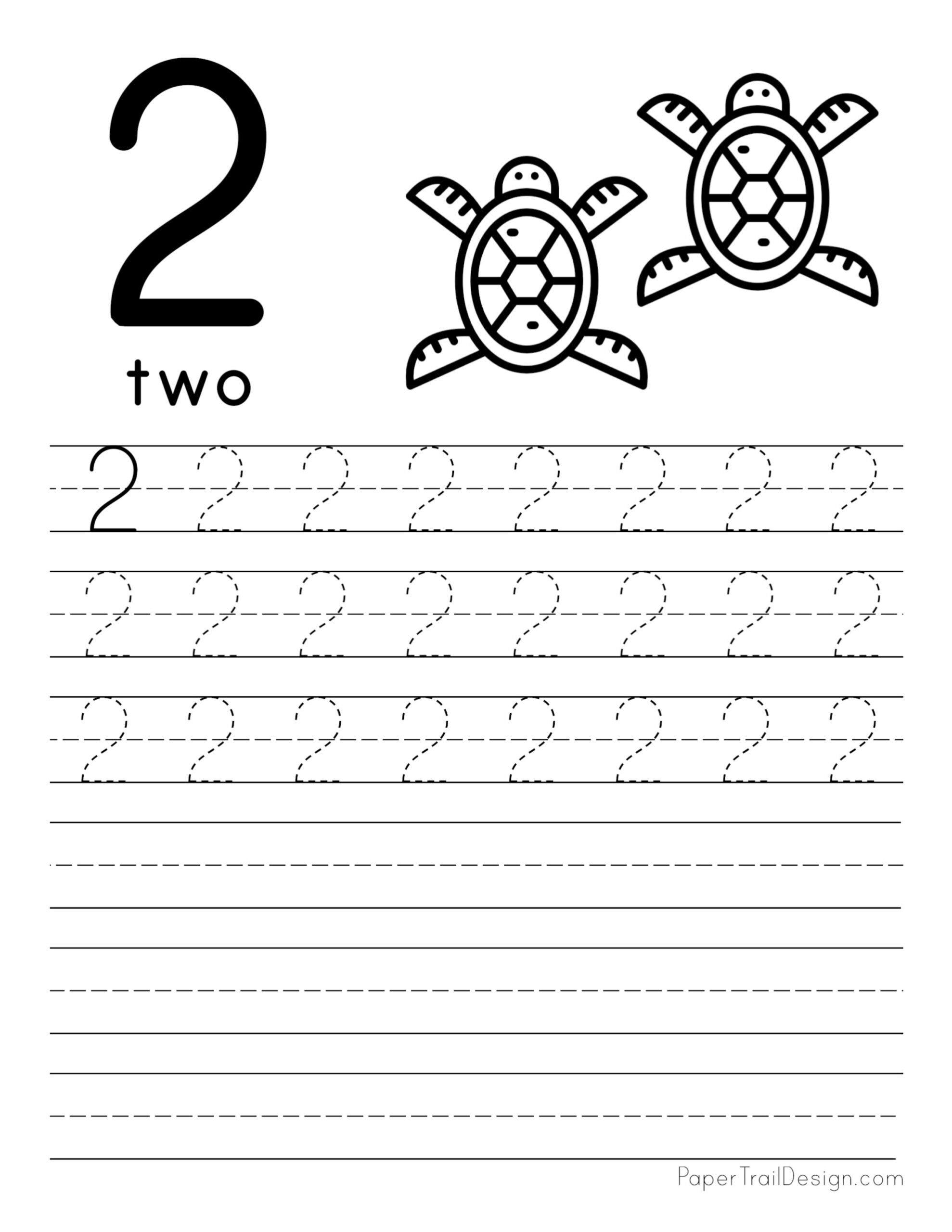 Free Number Tracing Worksheets Paper Trail Design Free Number Tracing Worksheets Paper Trail Design