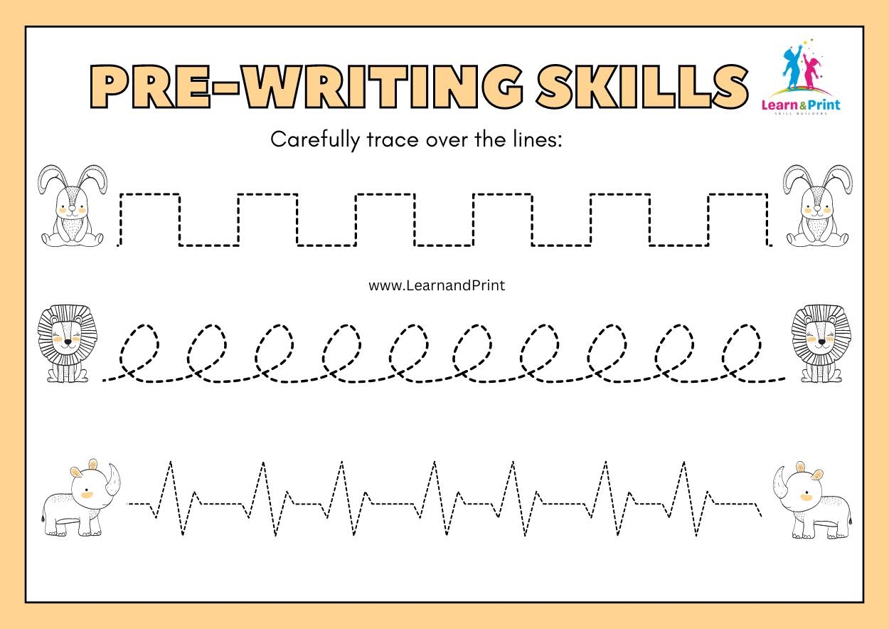 Free Pre Writing Worksheets For Preschoolers Boost Fine Motor Skills Learn And Print Cut And Paste Worksheets Printable Activities For Kids Free Printables Lettering SVG Files Tools Apps