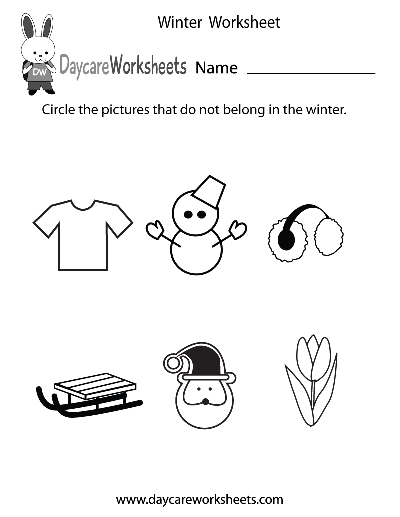 Winter Preschool Printables Homeschool Preschool Shop