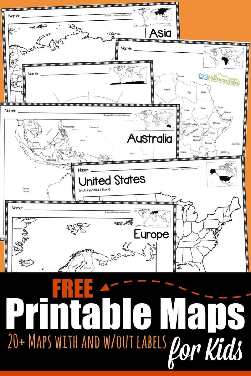 Free Printable Blank Map Of Asia