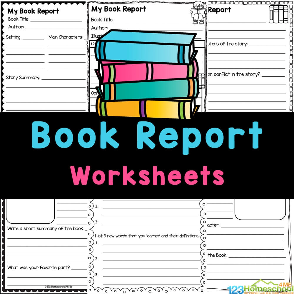 Englishlinx Book Report Worksheets