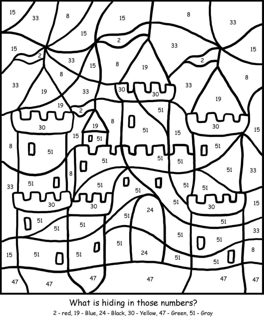 16 Free Printable Color By Number Worksheets Pjs And Paint