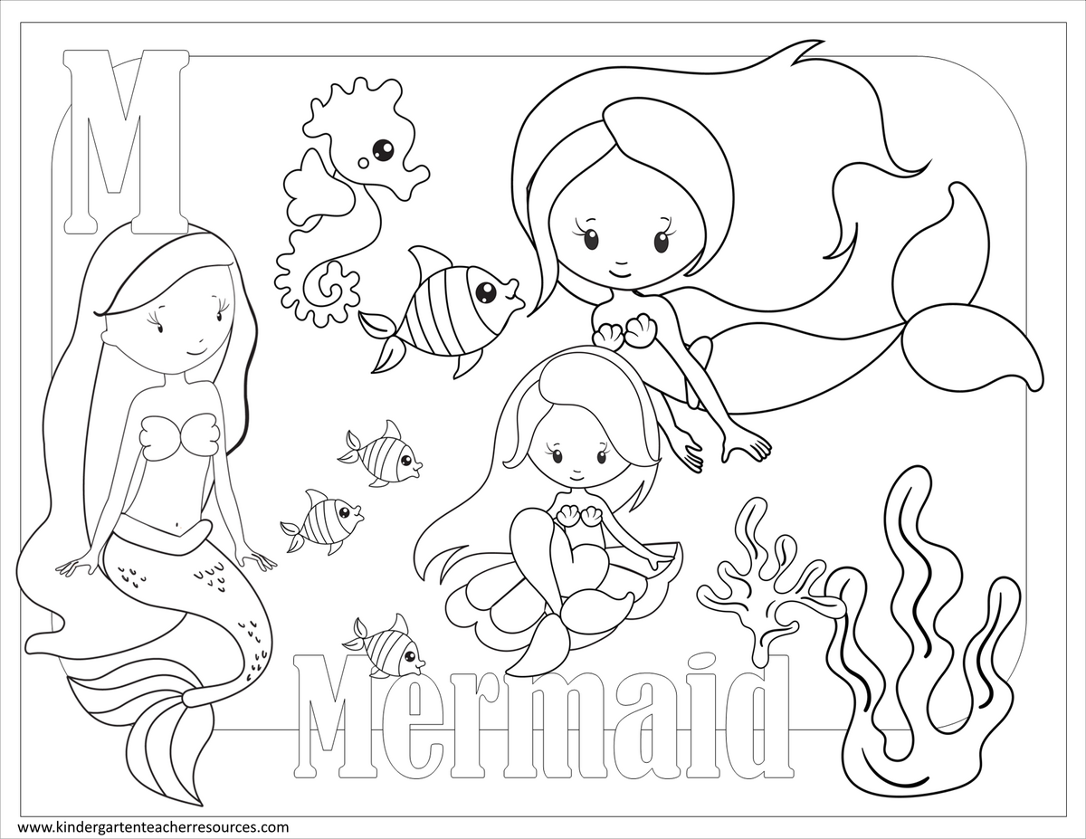 Free Printable Coloring Pages For Kindergarten