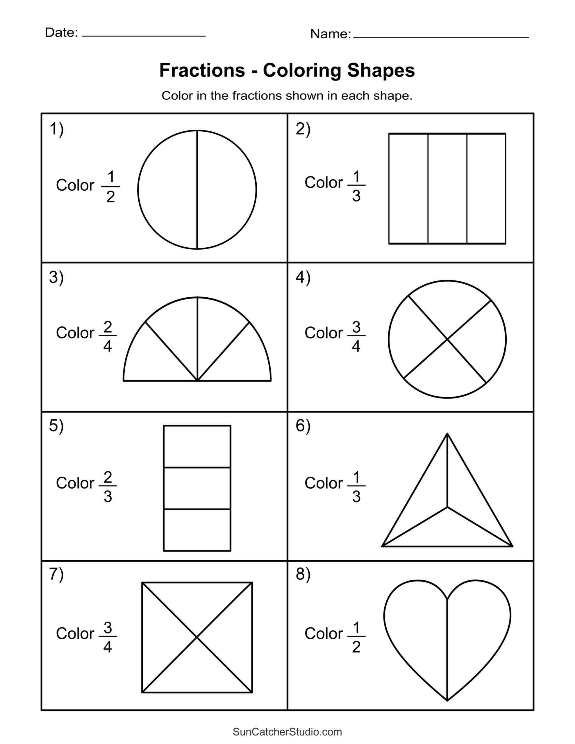 Christmas Colouring Equivalent Fractions Worksheet Cazoom Maths Worksheets