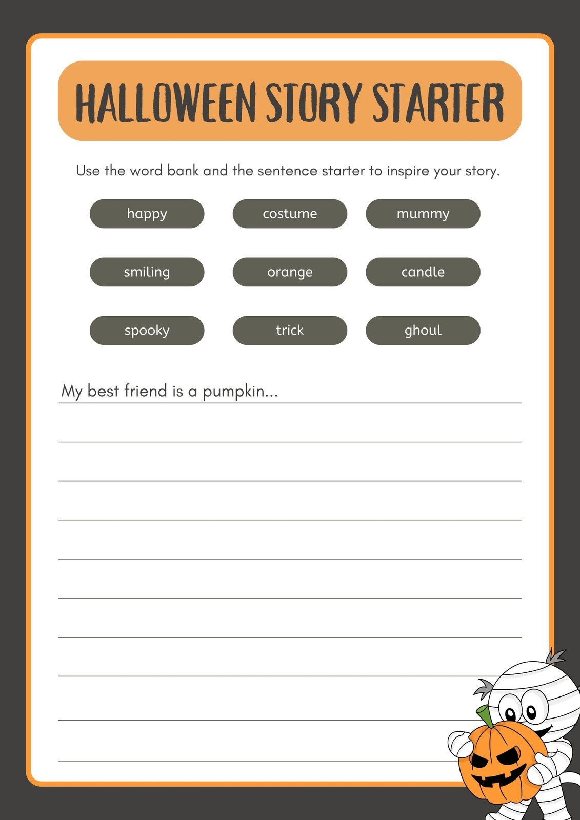 Free Printable Halloween Worksheet Templates To Edit Canva