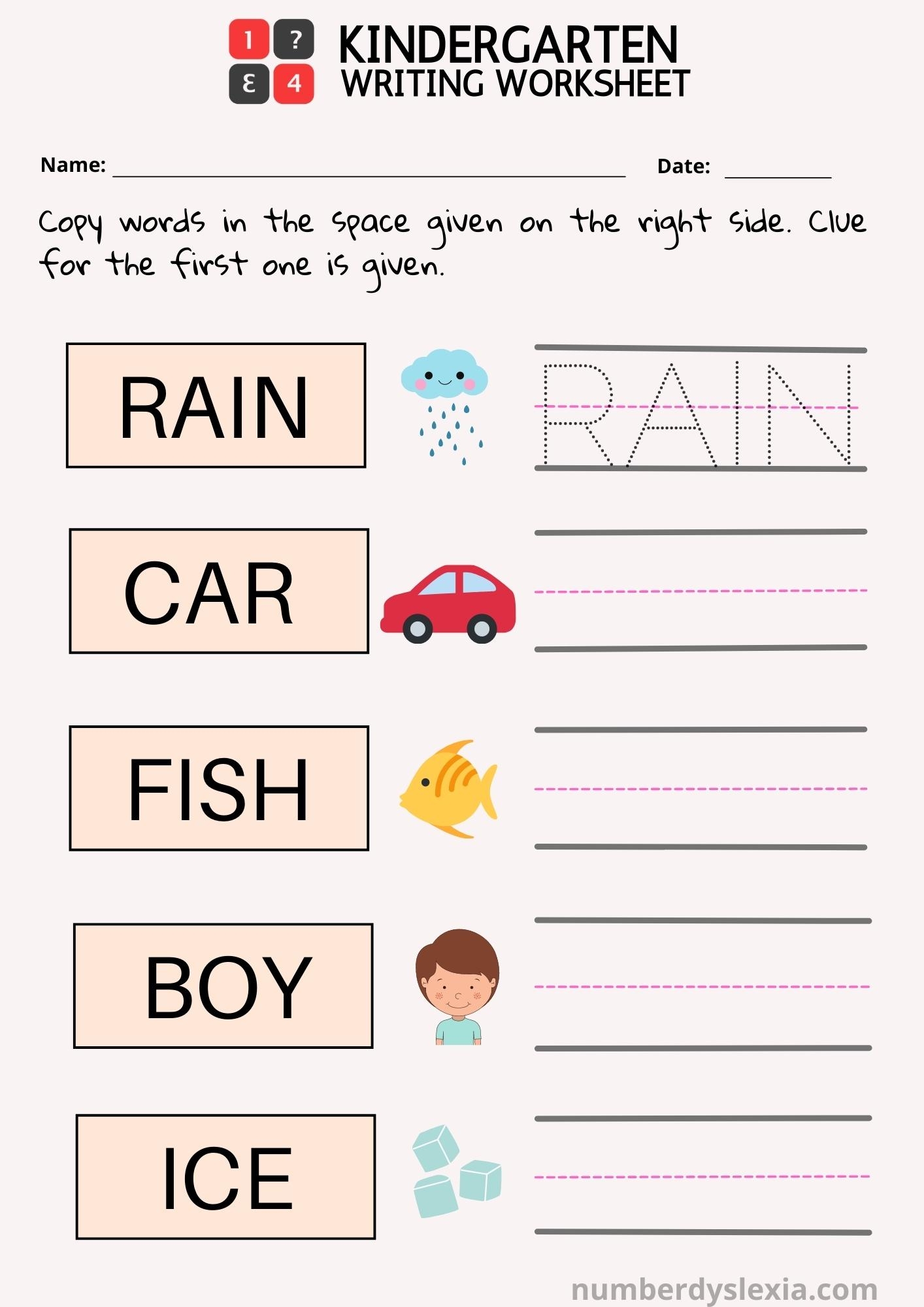 Free Printable Letter A Writing Practice Worksheet