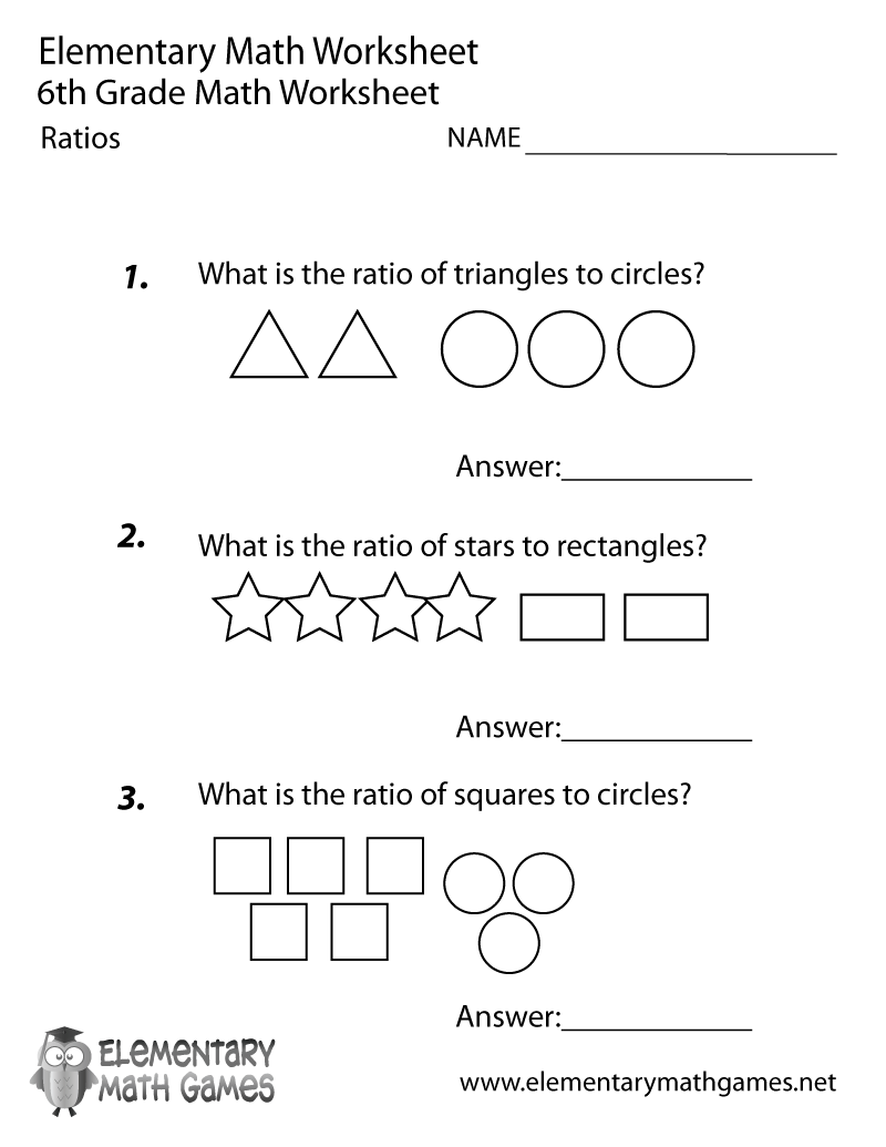 6th Grade Math Worksheets Printable PDF Worksheets Cazoom Math