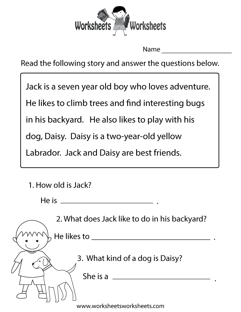 Halloween Reading Comprehension Worksheet Free Printable Digital PDF