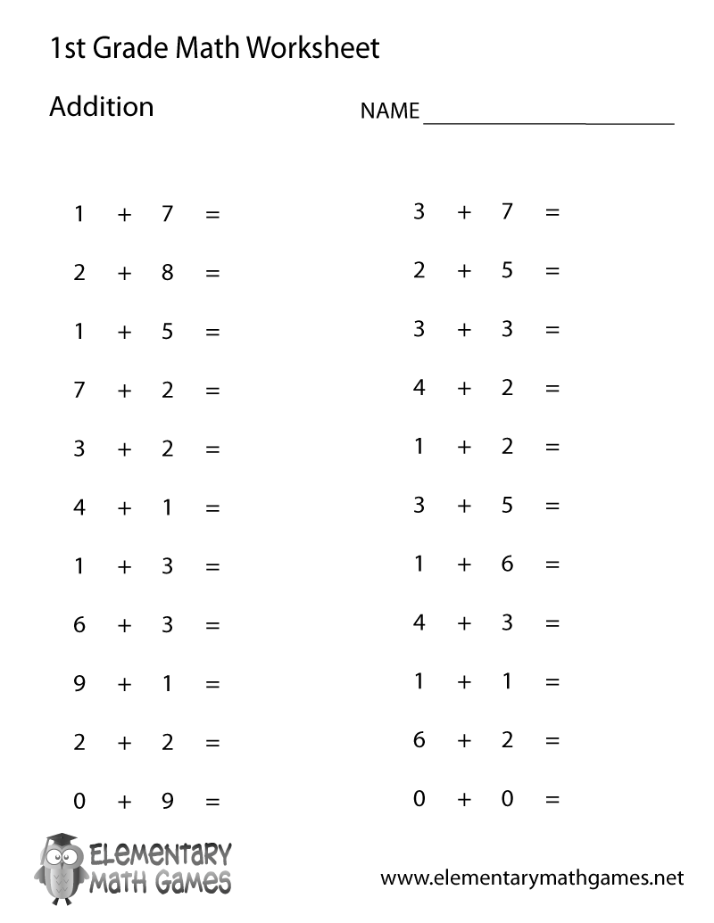 30 Printable Single Digit Addition Worksheets Preschool 2nd Grade Math Etsy