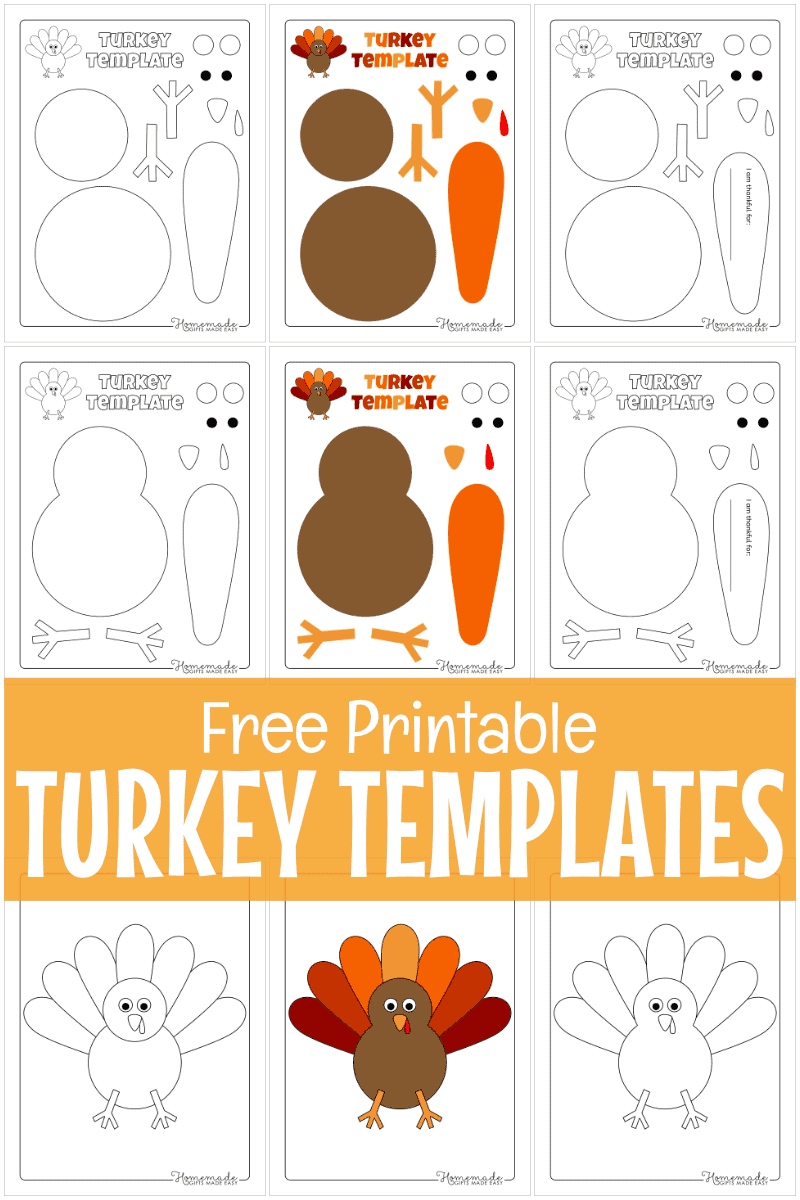 Free Printable Tracing Thanksgiving Preschool Worksheets