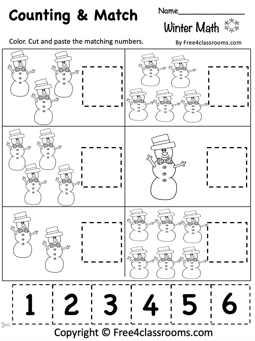 Winter Vocabulary Worksheet Free Printable Digital PDF