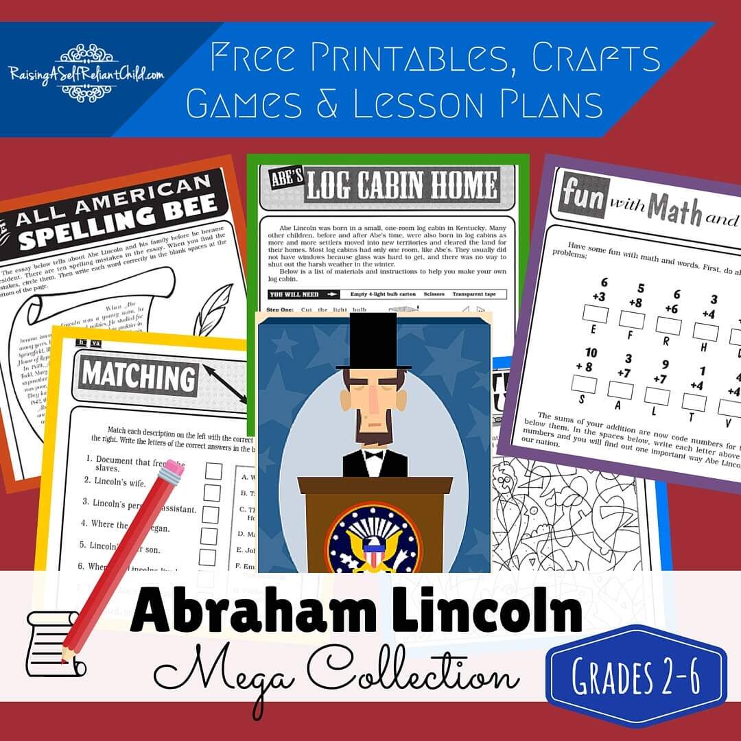 Free Printables Abraham Lincoln Homeschool History Lessons Match The Presidents Worksheet Free Printable Digital PDF