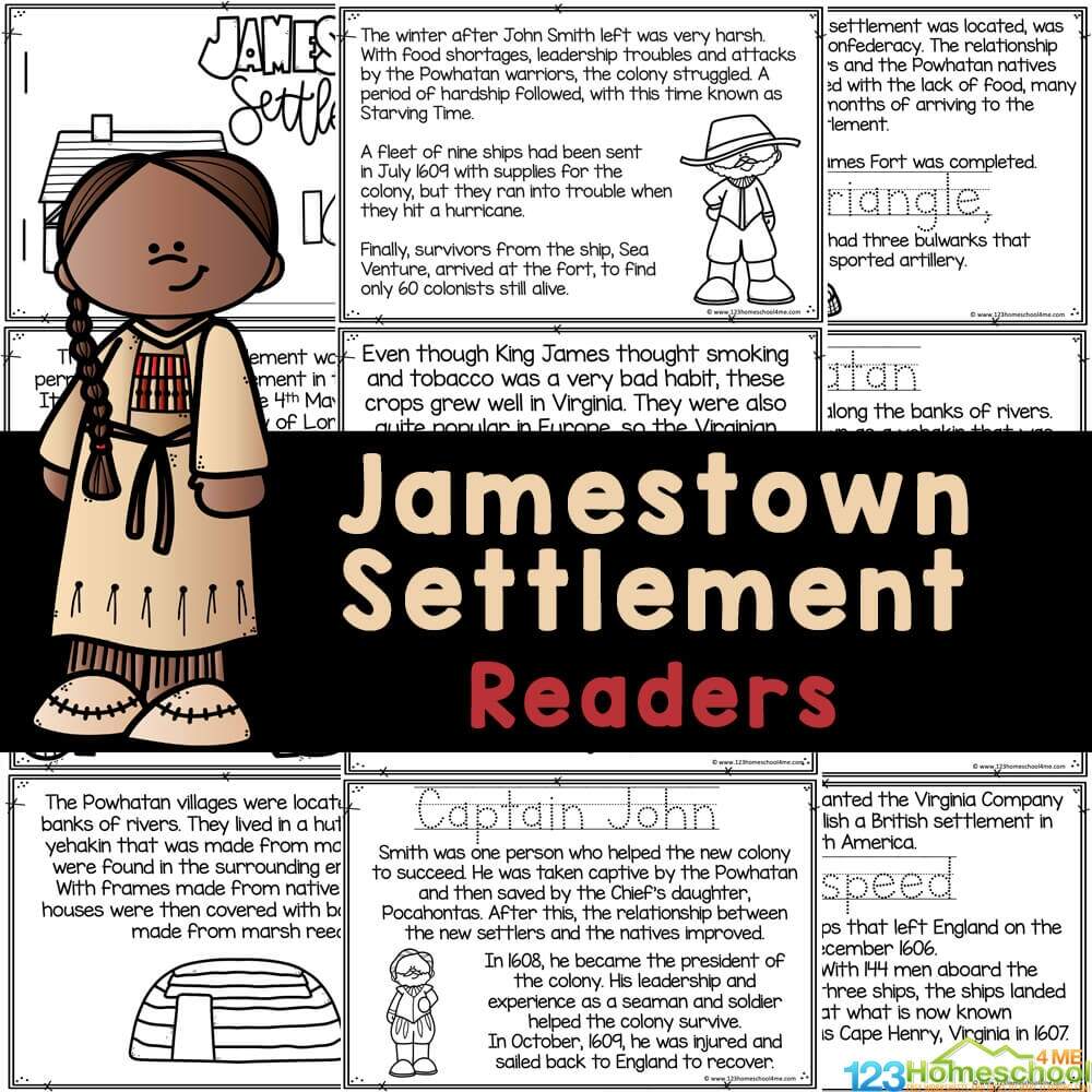 FREE Printables Jamestown For Kids Book To Read Color And Learn FREE Printables Jamestown For Kids Book To Read Color And Learn