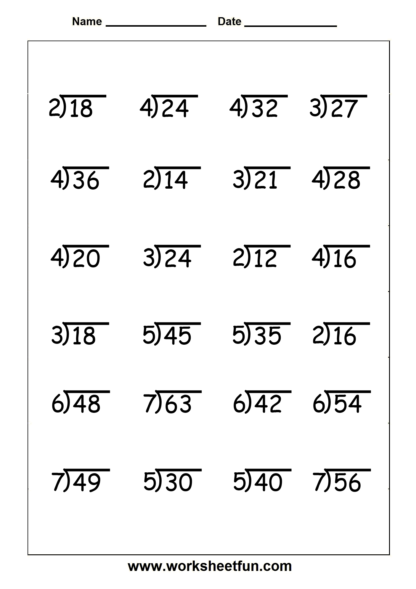 Fun Division Worksheets For 4th Graders Engaging Math Practice Fun Division Worksheets For 4th Graders Engaging Math Practice
