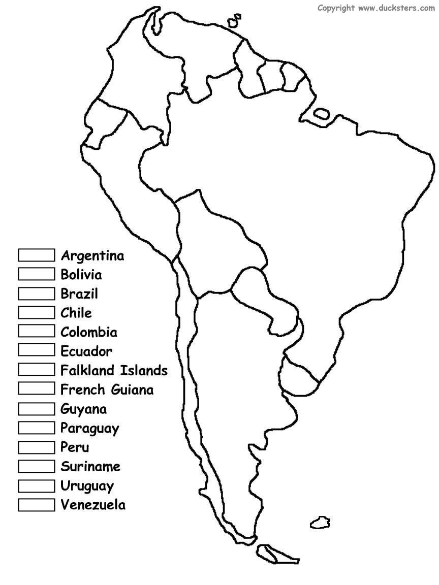 Geography Worksheet NEW 554 FREE PRINTABLE GEOGRAPHY WORKSHEETS KS3 South America Continent Coloring Worksheet Free Printable Worksheets