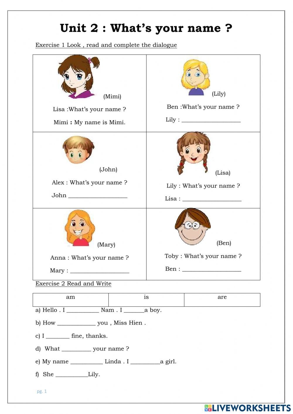 Gnatv What S Your Name 15 Days What S Your Name ESL Worksheet By Sivartan Rustic Farmhouse Sign Say My Name Worksheet BMHC