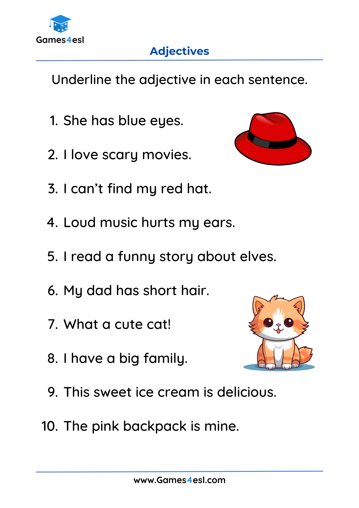 Grade 2 Worksheets Games4esl Grade 2 Worksheets Games4esl