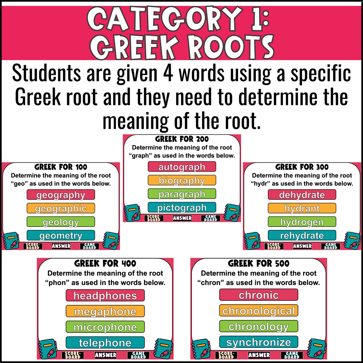 Greek And Latin Roots Flect Flex Worksheet WordMint