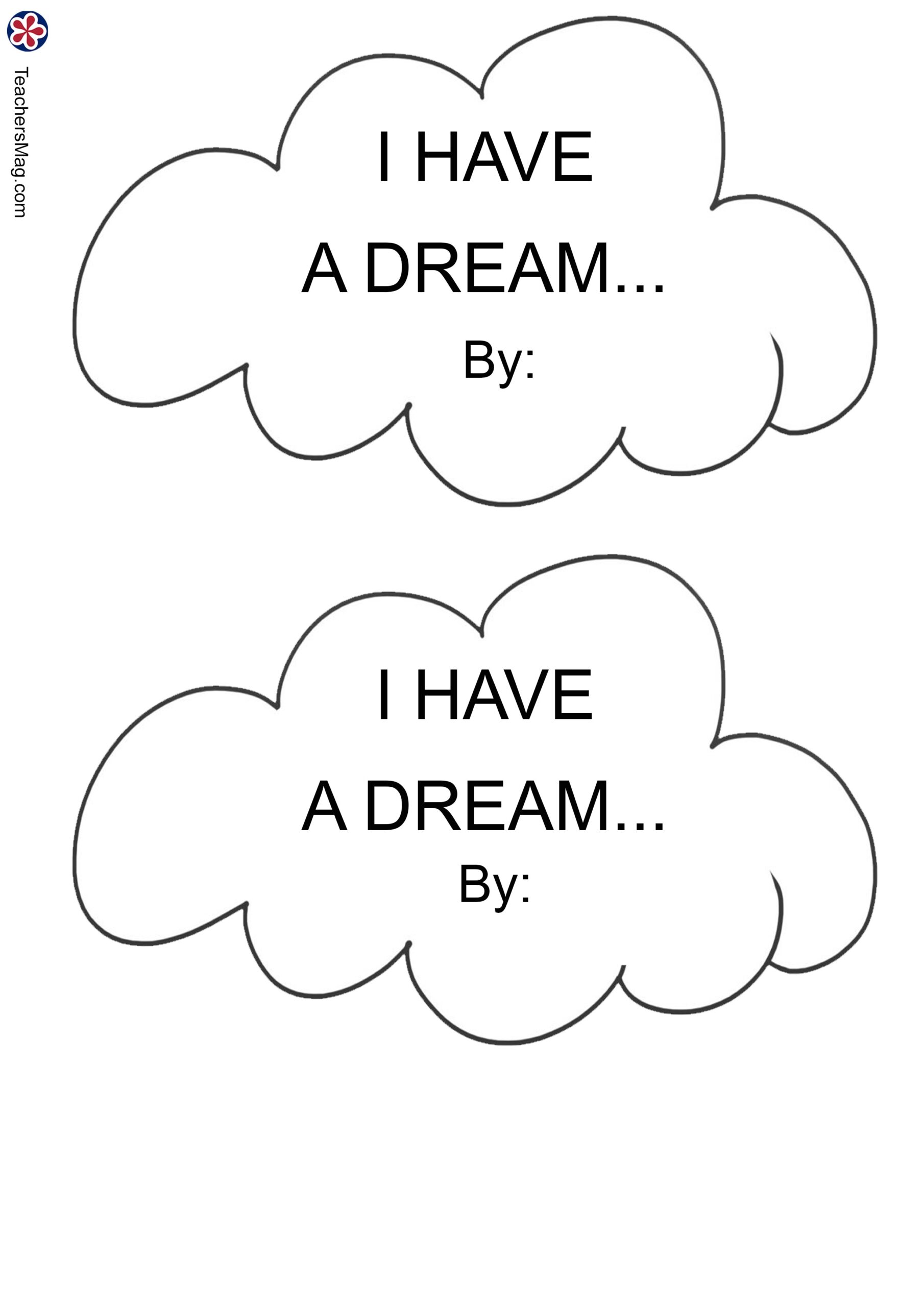 I Have A Dream Activities For Preschoolers TeachersMag Martin Luther King Jr Worksheet Free Printable Digital PDF