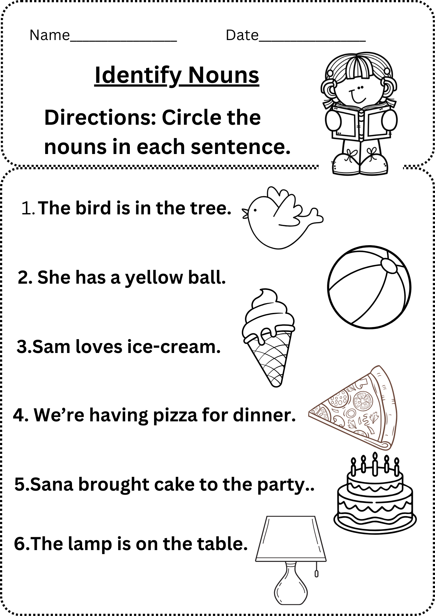 Nouns Worksheets Proper And Common Nouns Worksheets