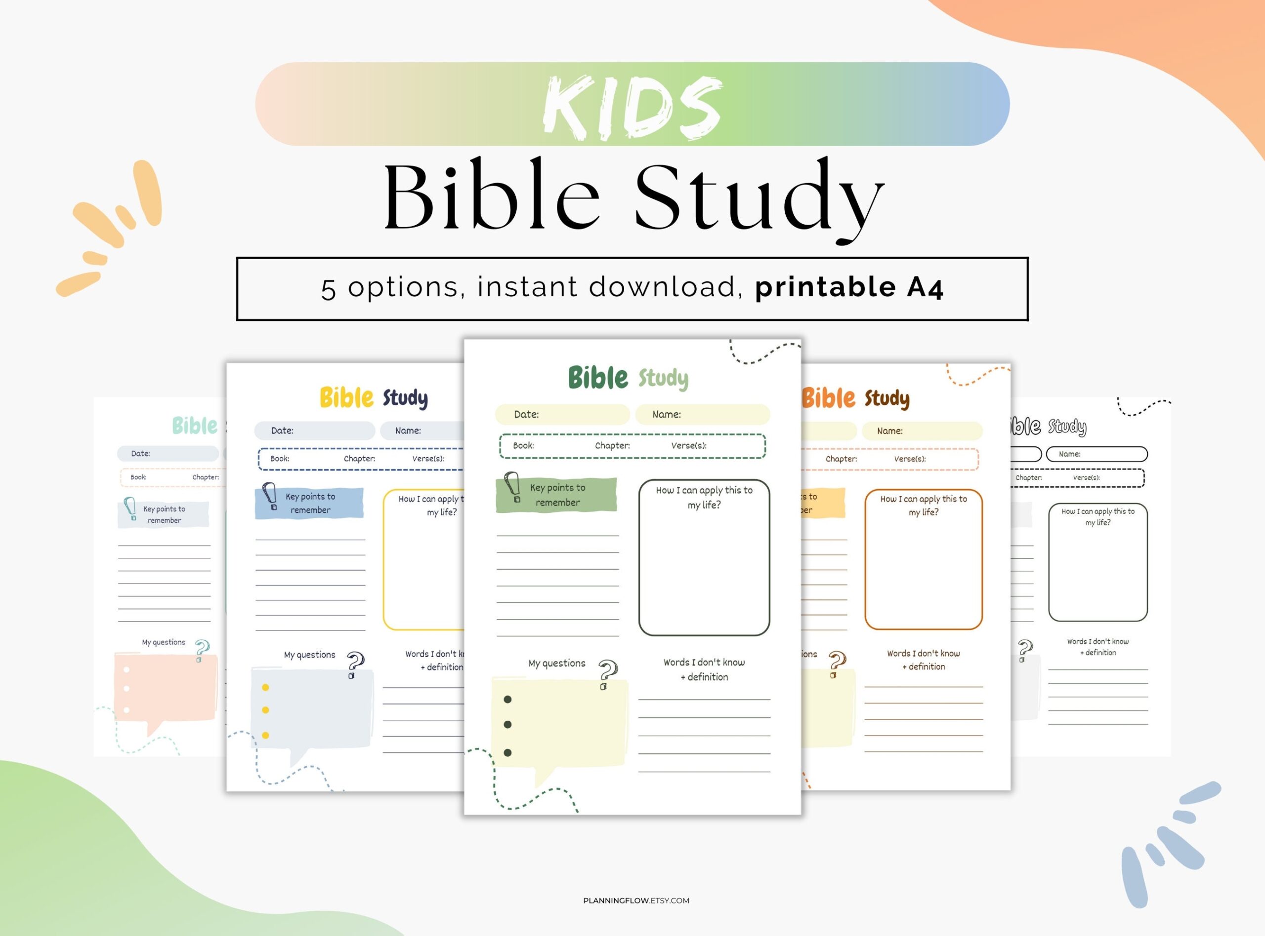 Fear Not Fall Bible Reading Plan For Kids Kids Bible Teacher