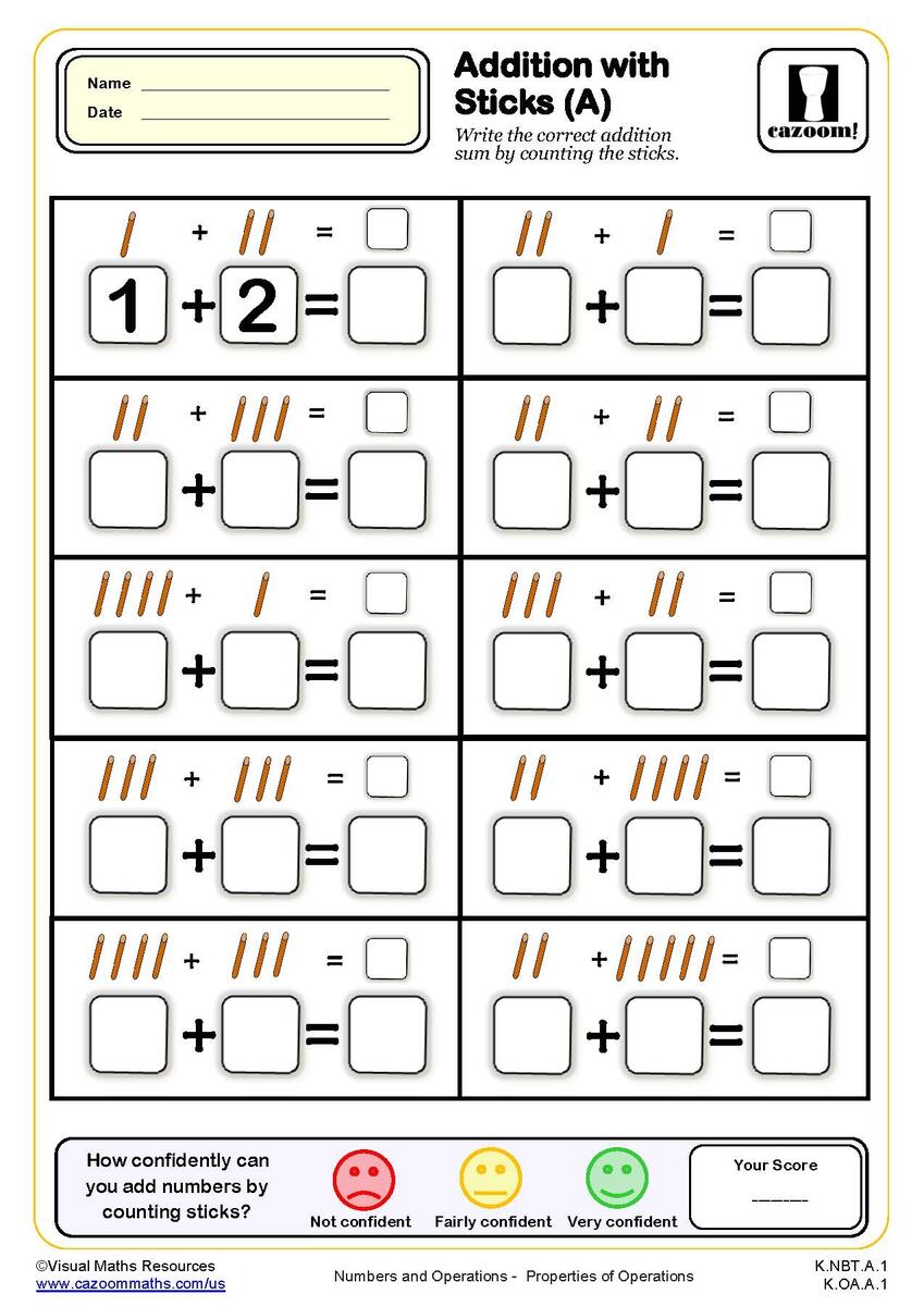 Kindergarten Math Worksheets PDF Printable PDF Worksheets Cazoom Math Kindergarten Math Worksheets PDF Printable PDF Worksheets Cazoom Math