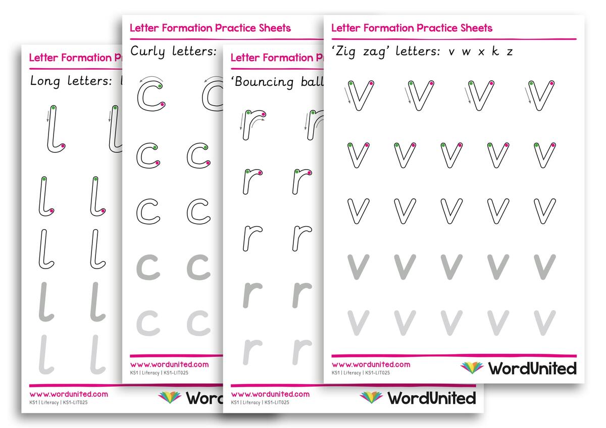 Letter Formation Worksheets WordUnited Free Workbook For Kids With Autism AutiSpark AutiSpark