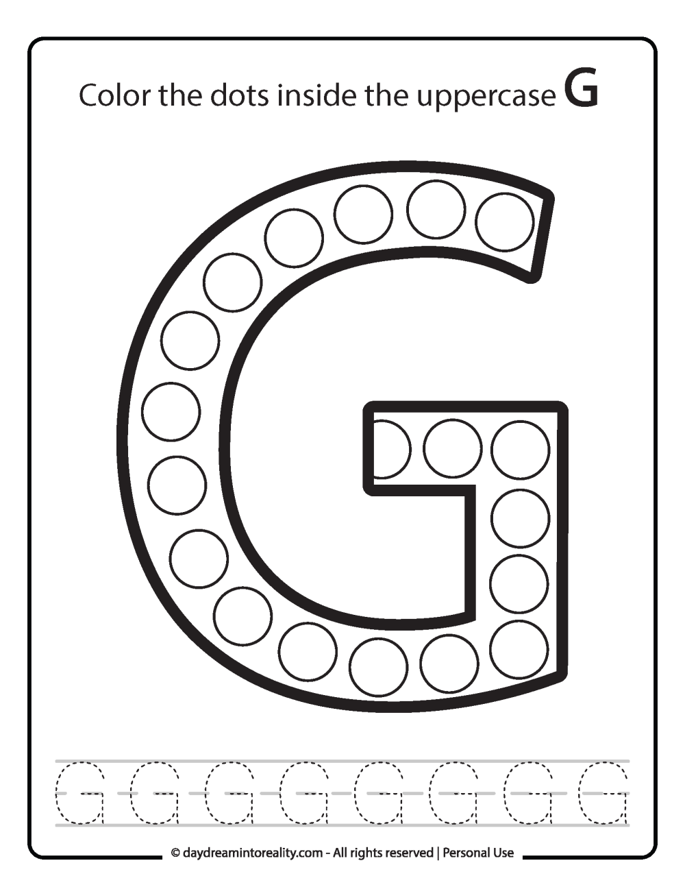Letter G Worksheets 55 Free PDF Printables Daydream Into Reality Letter G Preschool Printables Preschool Mom
