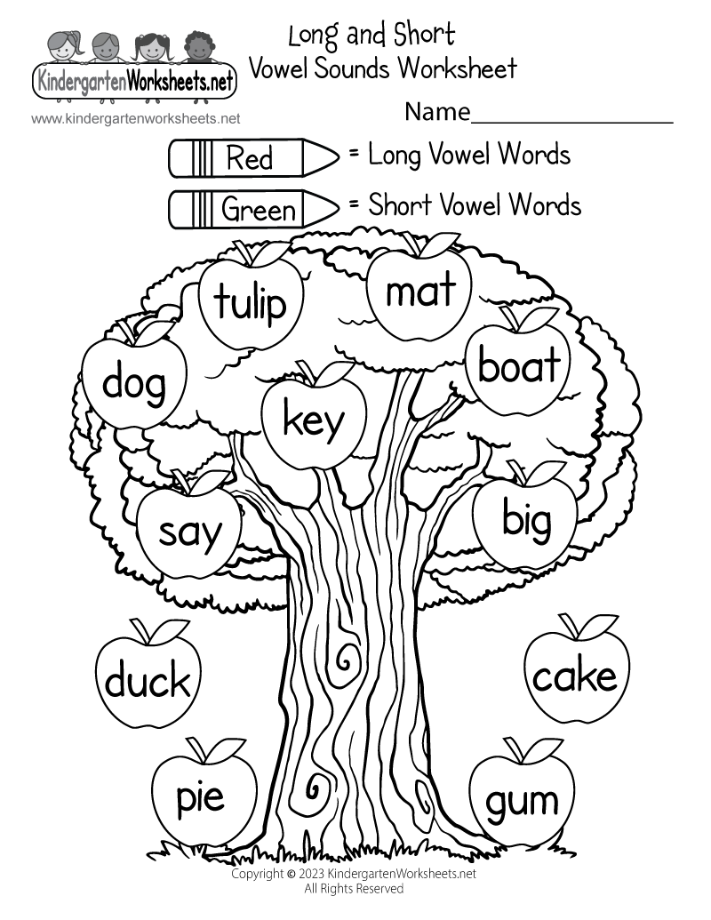 Long And Short Vowel Sounds Worksheet Free Printable Digital PDF Printable Long And Short Short Vowel And Long Vowel Worksheets BUNDLE CVC And CVCe Words
