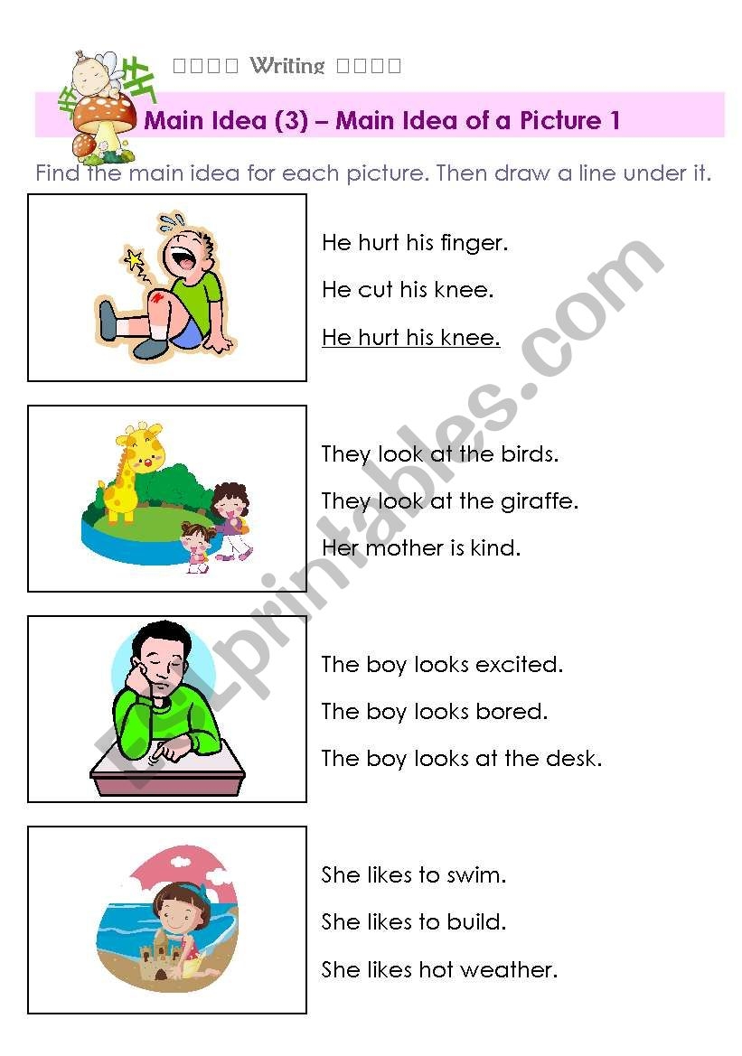 Main Idea Worksheets Ideas Ashleigh S Education Journey