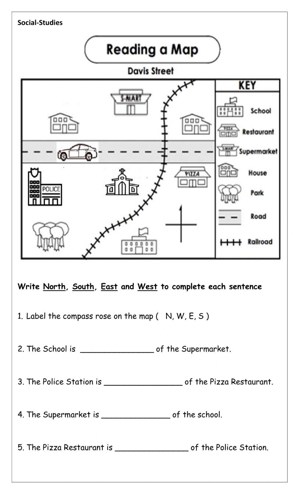 Map community Worksheet