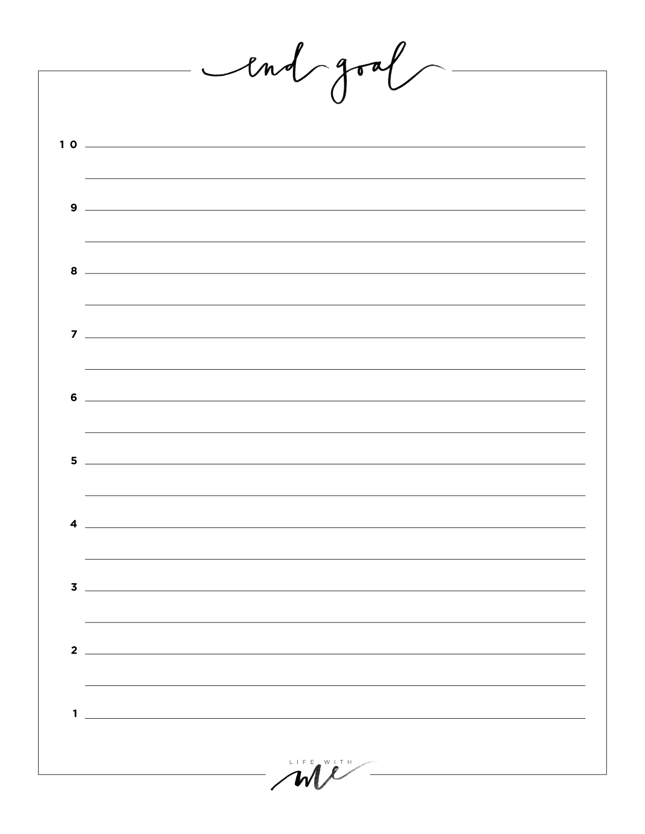 Marianna Hewitt New Year Resolution Goal Sheet Printable Printables Pinterest 2 Life With Me By Marianna Hewitt