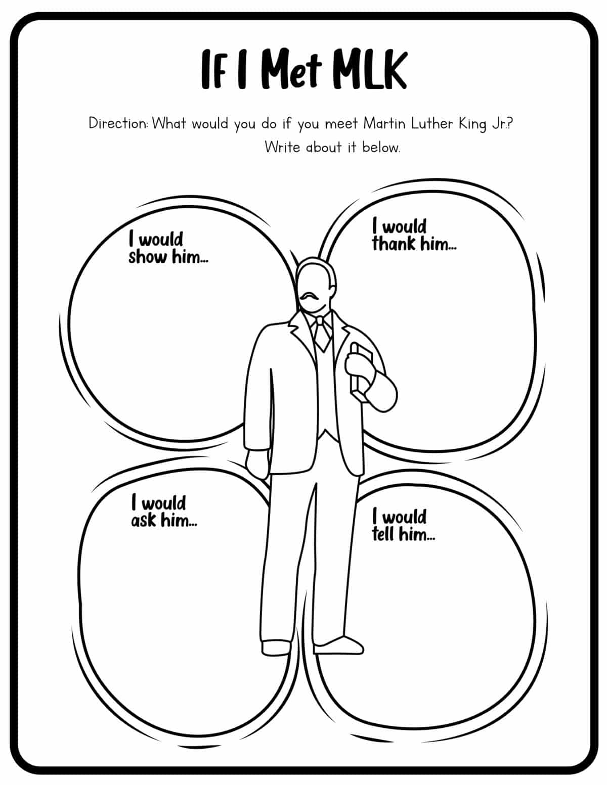 Martin Luther King Jr Worksheets Free Printables Frugal Mom Eh
