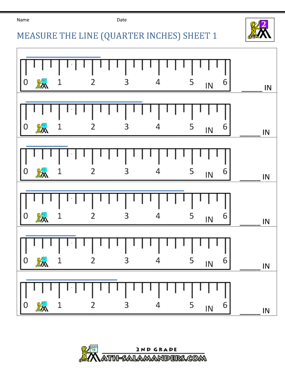 Measurement Math Worksheets Measuring Length Measurement Math Worksheets Measuring Length