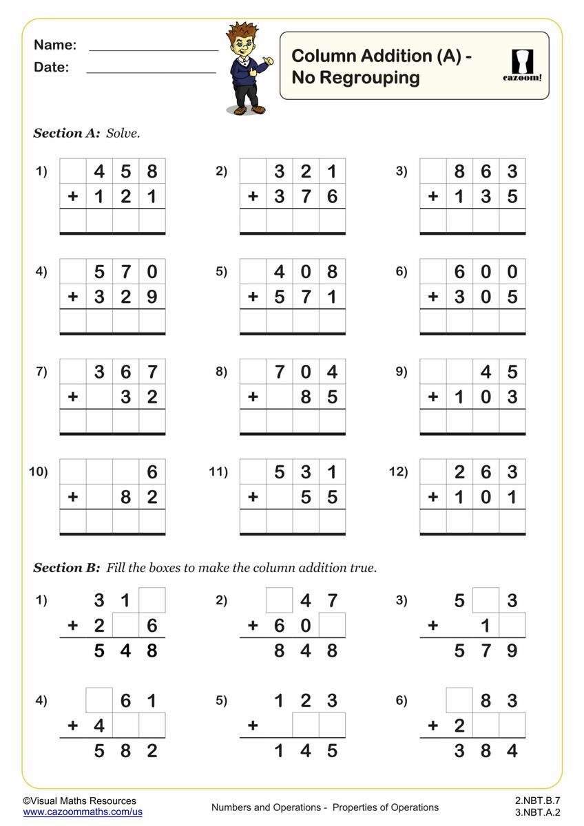Adding 3 Single Digit Numbers Worksheets Math Timed Test Addition Etsy