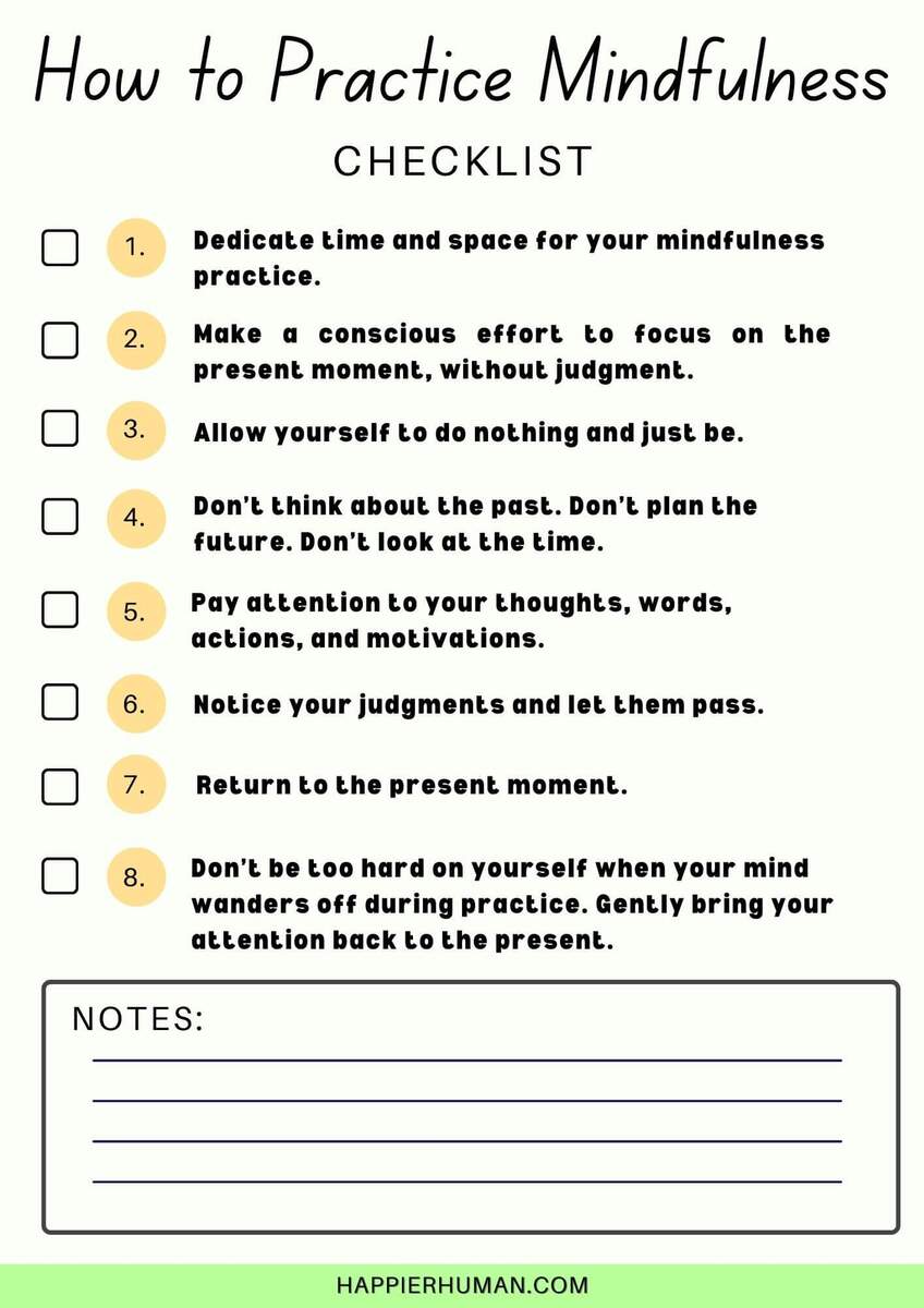 Mindfulness DBT Worksheets For Emotional Regulation And Well Being