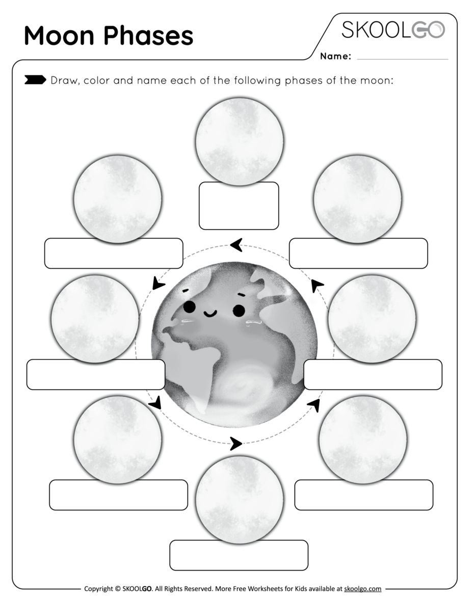 Moon Phases Online Exercise Worksheets Library