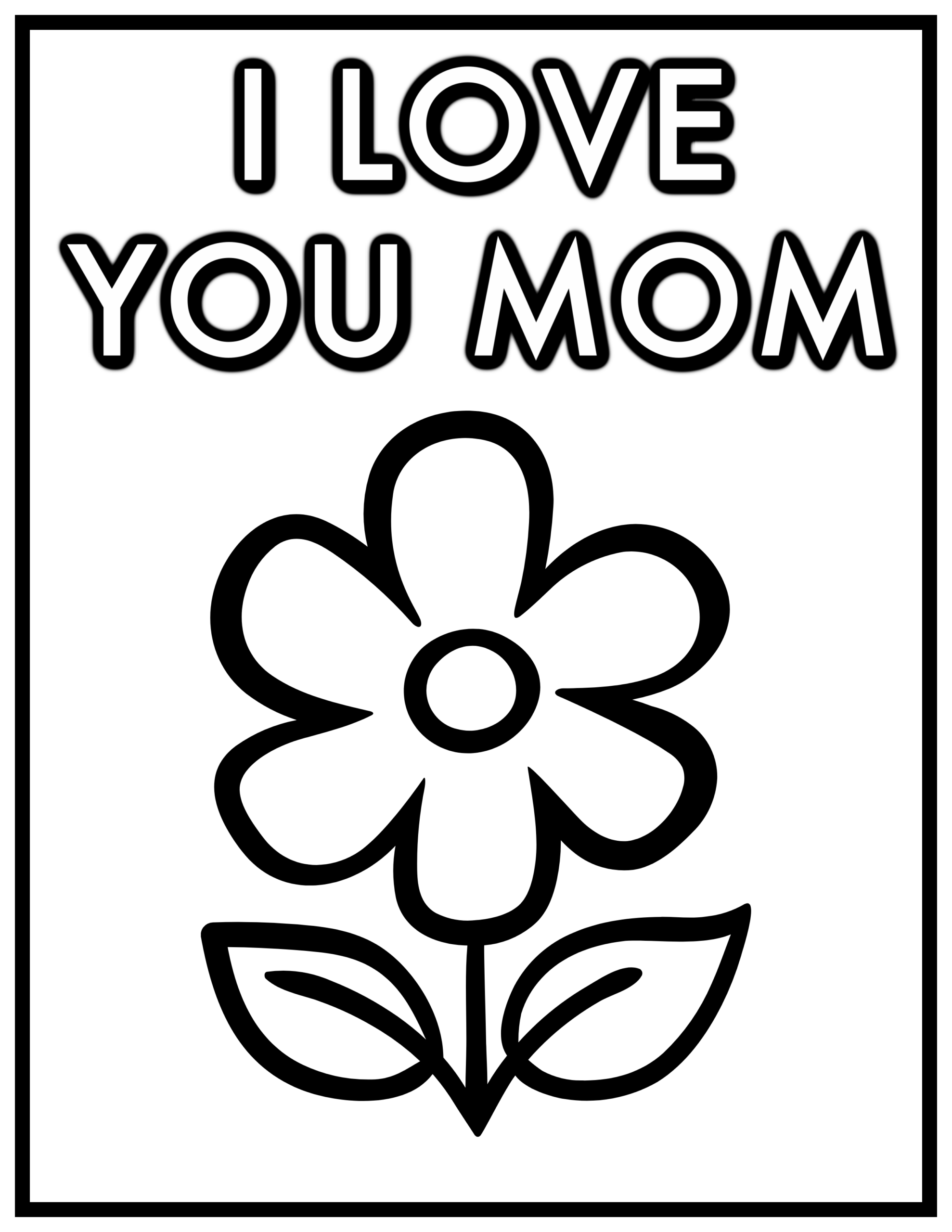 Mother S Day Crafts From Kids Hand Drawn Mother S Day Coloring Pages For Kids Friends Art Lab Personalized Coloring Books For Kids