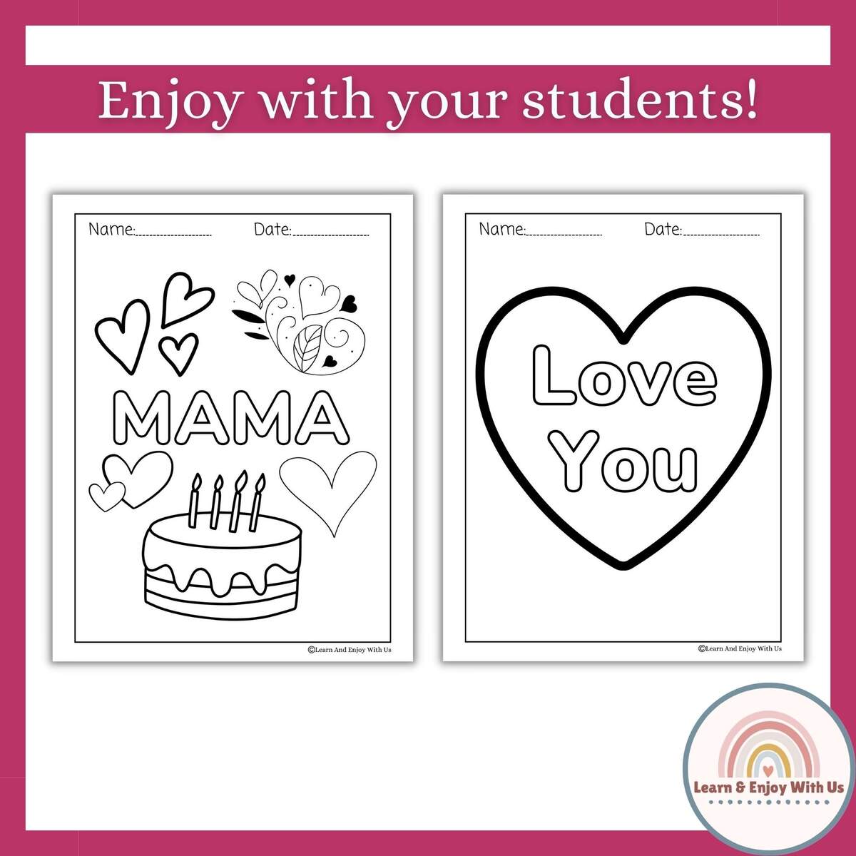 Mothers Day Coloring Pages For Preschool Kindergarten And 1st Grade Activities Made By Teachers