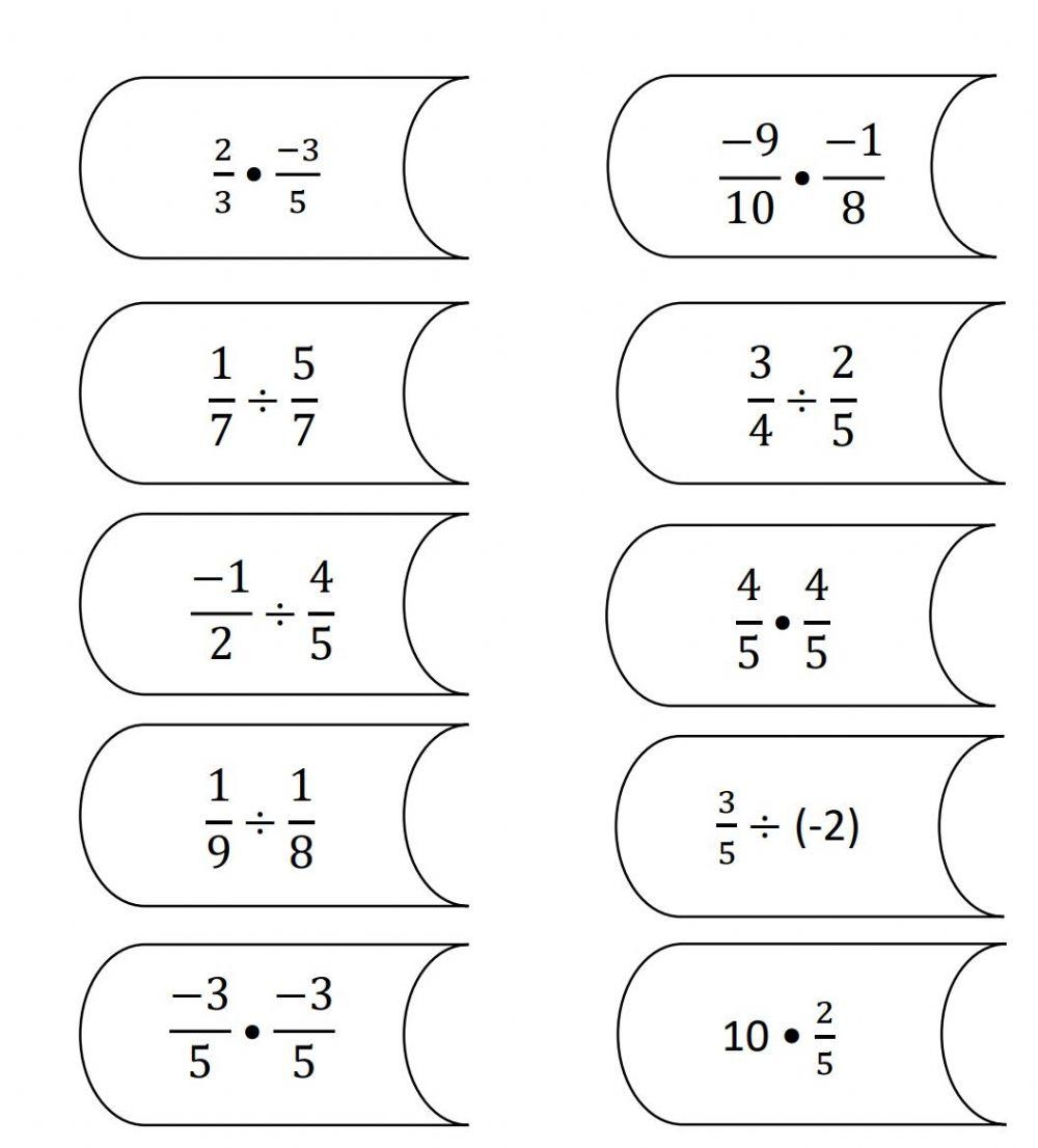 Multiplying And Dividing Rational Numbers Puzzle Online Exercise Worksheets Library