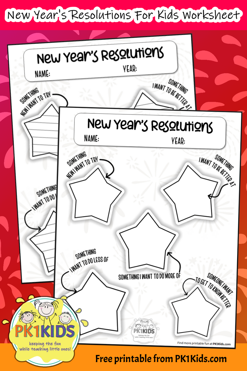 New Year About Me Printable LovingHomeschool