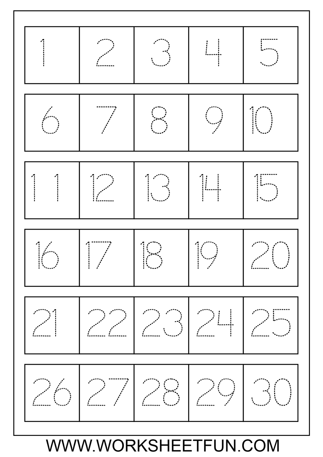Number Worksheets 1 30 Worksheets Library Number Worksheets 1 30 Worksheets Library