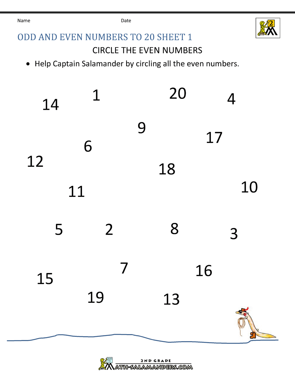 Odd And Even Activity Sheets The Stem Laboratory