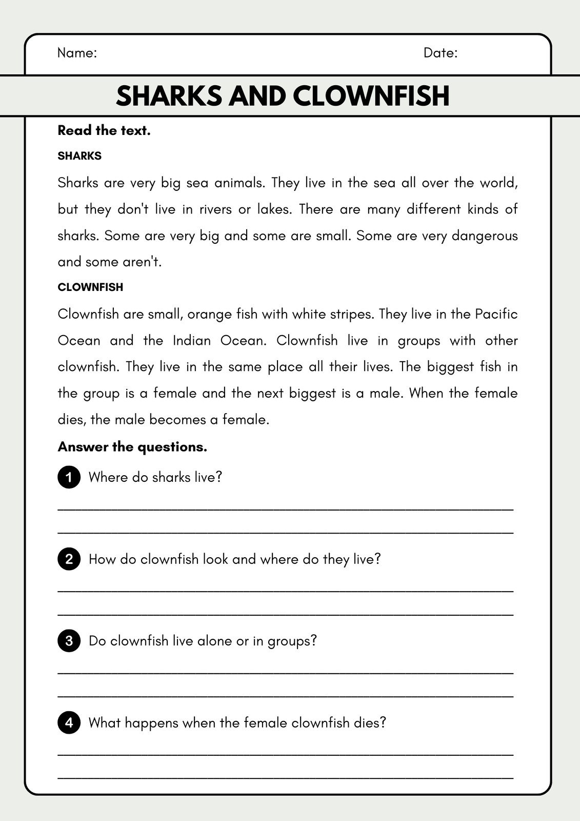 Page 4 Free Printable Customizable English Worksheet Templates Canva