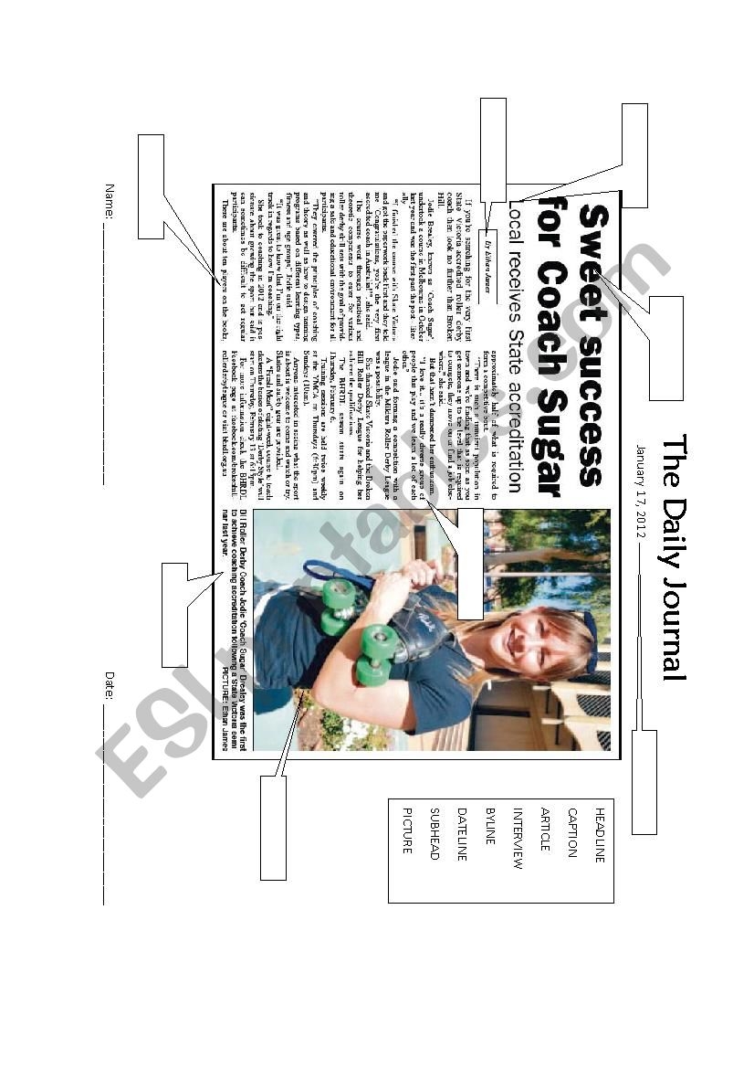 Newspaper Terms Word Search WordMint