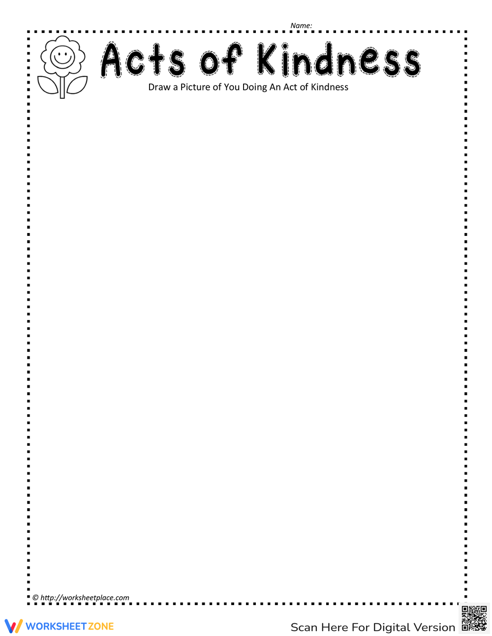 Printable 1st Grade Kindness Worksheets