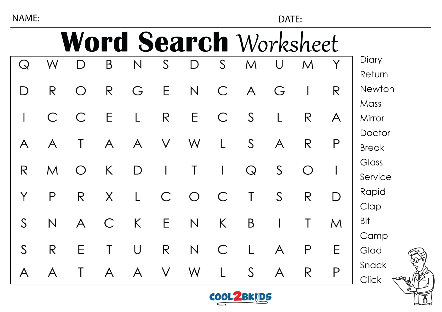 Printable 4th Grade Word Search Cool2bKids Printable 4 Letter Word Search Puzzles Word Find Free Printables Lettering SVG Files Tools Apps
