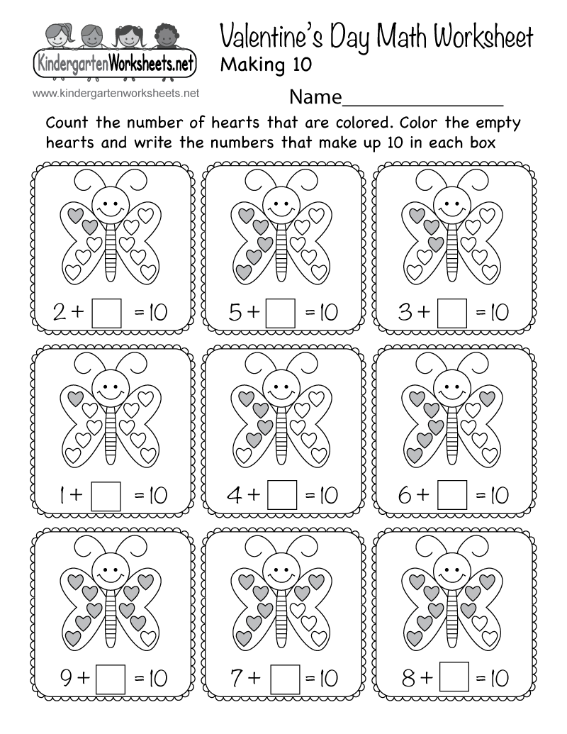 Valentine S Day Free Worksheets For Preschool TeachersMag
